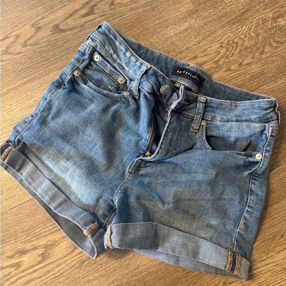 Aeropostale Blue Jean Shorts Classic Denim Style